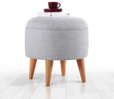 Pufas Hanah Home Moouv 7091, pilka sp., 40 cm x 40 cm x 42 cm