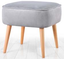 Pufas Hanah Home Moouv 7080, šviesiai pilka sp., 45 cm x 45 cm x 43 cm