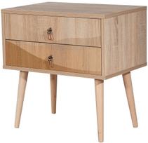 Naktinis staliukas Kalune Design City Desert, medžio sp., 61 cm x 60 cm x 40 cm