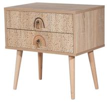 Naktinis staliukas Kalune Design City Rainbow, įvairių spalvų, 61 cm x 60 cm x 40 cm