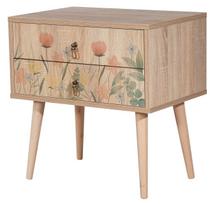 Naktinis staliukas Kalune Design City Tulip, įvairių spalvų, 61 cm x 60 cm x 40 cm