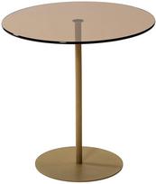 Kavos staliukas Kalune Design Chill-Out, aukso sp./bronzos sp., 50 cm x 50 cm x 50 cm