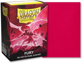 Žaidimo kortelių dėklas Dragon Shield Matte Dual Sleeves Fury