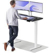 Rašomasis stalas reguliuojamo aukščio Desktronic HomePro, 120 cm x 60 cm, 61 - 125.5 cm, balta sp./juoda sp.