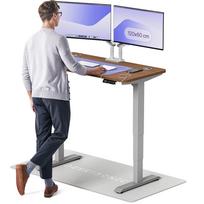 Rašomasis stalas reguliuojamo aukščio Desktronic HomePro, 120 cm x 60 cm, 61 - 125.5 cm, pilka sp./riešutmedžio sp.