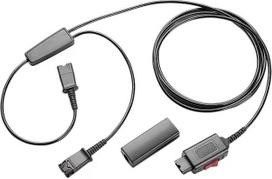 Kabelis Plantronics Y-Adapter Trainer Cord, with Microphone Mute Switch 27019-01, juoda sp.