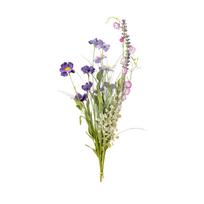 Dirbtinių gėlių puokštė Domoletti, rožinė sp./violetinė sp., 61 cm