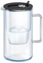 Vandens filtravimo indas Aquaphor Glass, 2.5 l, skaidri sp./juoda sp.
