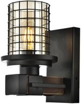 Šviestuvas sieninis Opviq AP-4216-1E 301AUR1517, E27, 1 x 60 W, skaidri sp./juoda sp.