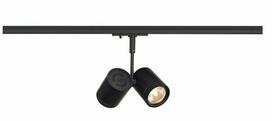 Šviestuvas lubų SLV Bima 2, GU10, 2 x 50 W, juoda sp.