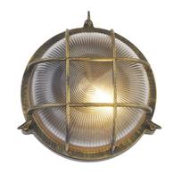 Lubinis lauko šviestuvas Searchlight, 60W, E27, IP44, aukso sp., 26.5 cm x 11 cm