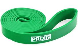 Pasipriešinimo guma PROfit SL2607, 208 cm x 2.9 cm x 0.45 cm, žalia sp.
