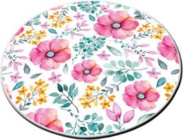 Vonios grindų kilimėlis Foutastic Azalea 359CHL2555, įvairių spalvų, 80 cm x 80 cm