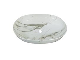 Vonios praustuvas Domoletti, 60 cm x 40 cm x 15 cm, balta sp./pilka sp.