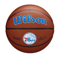 Krepšinio kamuolys Wilson NBA Team PHI 76ERS, 7 dydis, mėlyna sp./raudona sp./oranžinė sp.