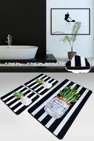 Vonios kilimėlių rinkinys Foutastic Aloevera 359CHL4456, įvairių spalvų, 60 cm x 100 cm