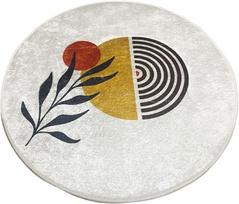 Vonios grindų kilimėlis Foutastic Le Soleil 510CHL1199, įvairių spalvų, 140 cm x 140 cm