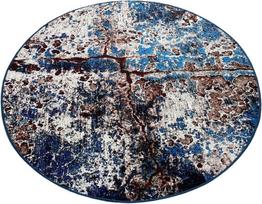 Vonios grindų kilimėlis Foutastic Be Lost 359CHL4875, įvairių spalvų, 200 cm x 200 cm, Ø 200 cm
