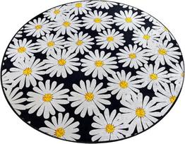 Vonios grindų kilimėlis Foutastic Primula 359CHL4929, įvairių spalvų, 120 cm x 120 cm, Ø 120 cm
