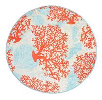 Vonios grindų kilimėlis Foutastic Moss 359CHL1671, įvairių spalvų, 100 cm x 100 cm, Ø 100 cm