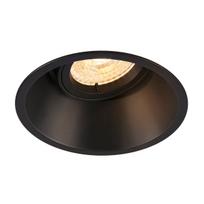 Šviestuvas įleidžiamas SLV Horn T, GU10, juoda sp., 50 W