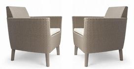 Lauko krėslas Keter Salemo Duo, smėlio sp., 67 cm x 79 cm x 76 cm