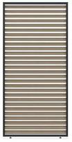 Žaliuzinė siena pavėsinei, 113.3 x 233.5 cm, ruda sp.