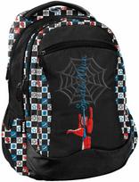 Mokyklinė kuprinė Paso BeUniq Spider man, mėlyna sp./balta sp./juoda sp., 41 cm x 30 cm x 18 cm