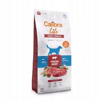 Sausas šunų maistas Calibra Life Adult Medium, jautiena, 12 kg