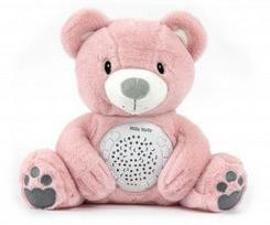 Projektorius - migdukas kūdikiams Milly Mally Bear, rožinė sp.