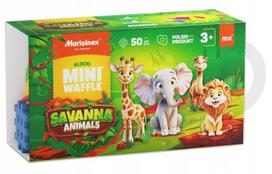 Konstruktorius Marioinex Mini Waffle Savanos gyvūnai 07078, 50 vnt.