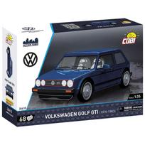 Konstruktorius, automobilis Cobi Volkswagen Golf GTI 24615, 68 vnt., mėlyna sp.