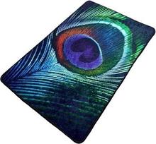 Vonios grindų kilimėlis Foutastic Peacock 359CHL4475, įvairių spalvų, 120 cm x 70 cm