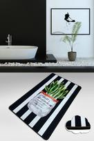 Vonios grindų kilimėlis Foutastic Aloevera 359CHL4459, įvairių spalvų, 120 cm x 70 cm