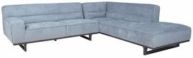 Kampinė sofa Home4you Hasso, pilka sp., dešininė, 272 x 240 cm x 79 cm