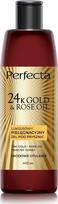 Kūno prausimosi želė Perfecta 24K Gold & Rose Oil Luxury, 400 ml