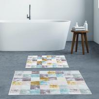 Vonios kilimėlių rinkinys Foutastic 299ANR1554, įvairių spalvų, 150 cm x 60 cm