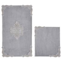 Vonios kilimėlių rinkinys Foutastic 394ANR1511, pilka sp., 100 cm x 60 cm
