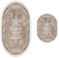 Vonios kilimėlių rinkinys Foutastic 410616-O, smėlio sp., 60 cm x 150 cm