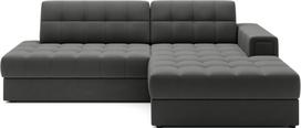 Kampinė sofa - lova Blezalt Sola, tamsiai pilka sp., dešininė, 240 x 150 cm x 82 cm