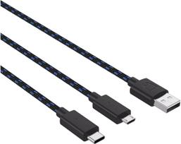 Kabelis Venom USB - 2 x USB-C VS5002 USB, 2 x USB-C, 3 m, juoda sp.
