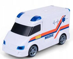 Žaislinis greitosios pagalbos automobilis HTI Teamsterz Medic 66981, balta sp.