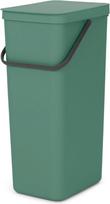 Šiukšliadėžė Brabantia Sort & Go, žalia sp., 40 l, 62 cm x 26.7 cm