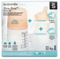 Buteliukų rinkinys Suavinex Zero Zero, 180 ml, 0 mėn., rožinė sp.