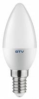 Lemputė GTV LED, C30, 3000 °K, E14, 6 W, 470 lm