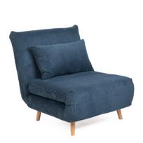 Sofa-lova Homla Solace, mėlyna sp., 91 x 83 cm x 84 cm