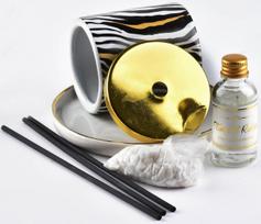 Namų kvapas, kvapiosios lazdelės Mondex Time To Relax Enjoy Sandalwood, 30 ml Aukso sp./Balta sp./Juoda sp.
