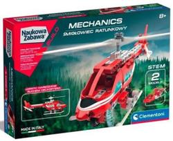 Konstruktorius Clementoni Mechanics Laboratory Rescue Helicopter 50753, 160 vnt., raudona sp.
