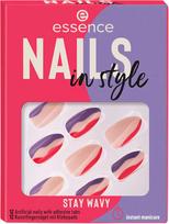 Priklijuojami nagai Essence Nails In Style, šviesiai ruda sp./violetinė sp.