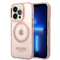Telefono dėklas Guess Magsafe, Apple iPhone 14 Pro, rožinė sp.